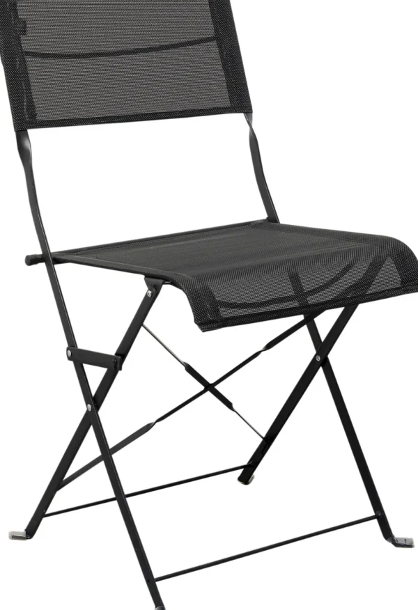 Tuolit | Pöydät>KARE Design Balcony Pöytä + 2 Tuolia Musta Ulkokaluste (3/osaa)