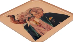 Tarjottimet | Keittiö Ja Astiat>KARE Design Ego Elephant Tarjotin 27x27cm
