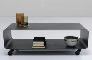 Tv -Tasot>KARE Design Lounge M Mobil Tv-taso, Harmaa 90x30cm