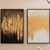 Taulut | Olohuone>KARE Design Abstract Black Kehystetty Taulu 80x120cm