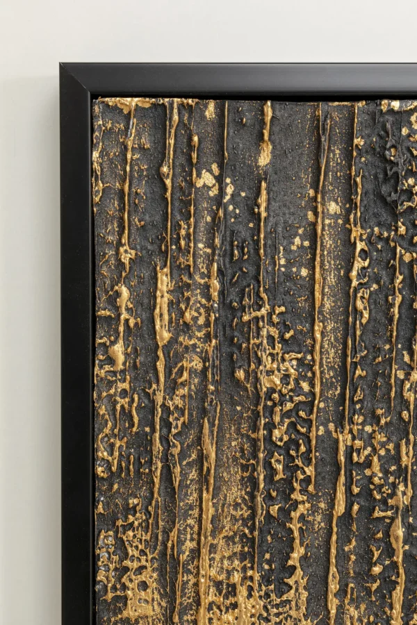 Taulut | Olohuone>KARE Design Abstract Black Kehystetty Taulu 80x120cm