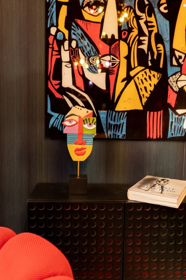 Koriste-Esineet>KARE Design Abstract Face Multicolour Koriste-esine 52cm