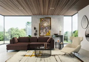 Matot>KARE Design Abstract Grey Line Matto 170x240cm