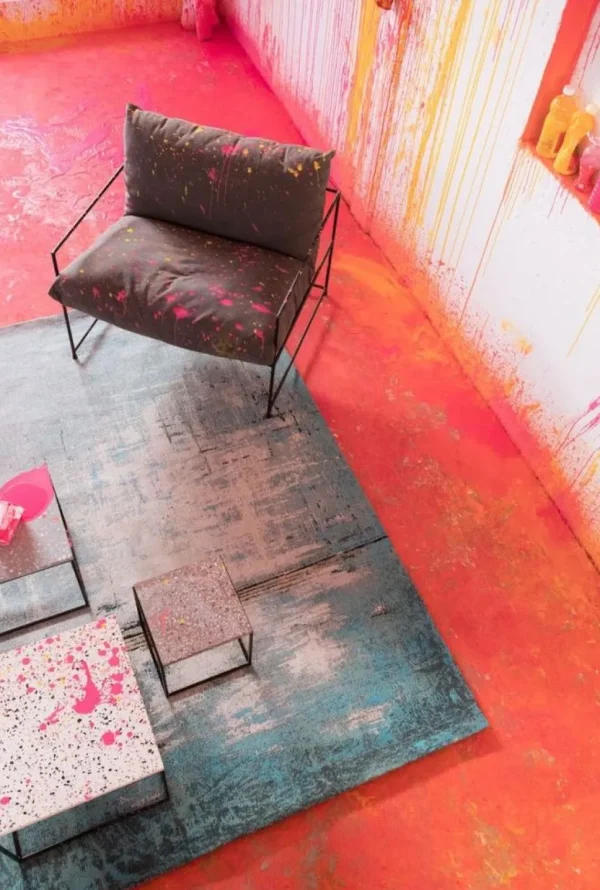 Matot>KARE Design Abstract Matto, Vaaleansininen 170x240cm