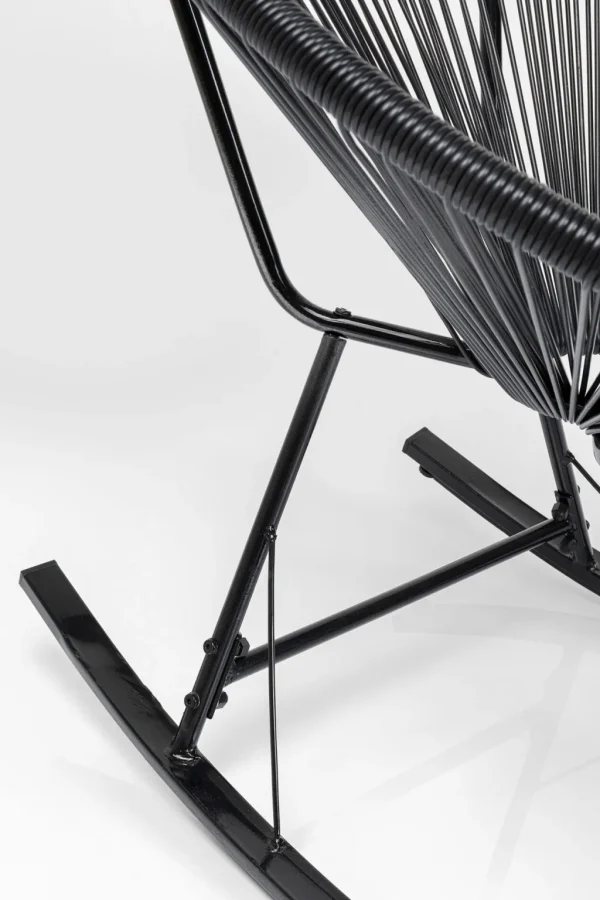 Nojatuolit>KARE Design Acapulco Keinutuoli, Musta