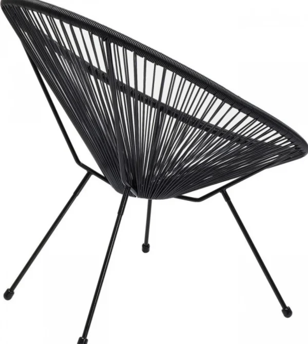Olohuone | Nojatuolit>KARE Design Acapulco Nojatuoli, Musta