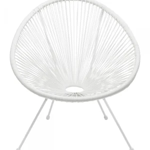 Olohuone | Nojatuolit>KARE Design Acapulco Nojatuoli, Valkoinen