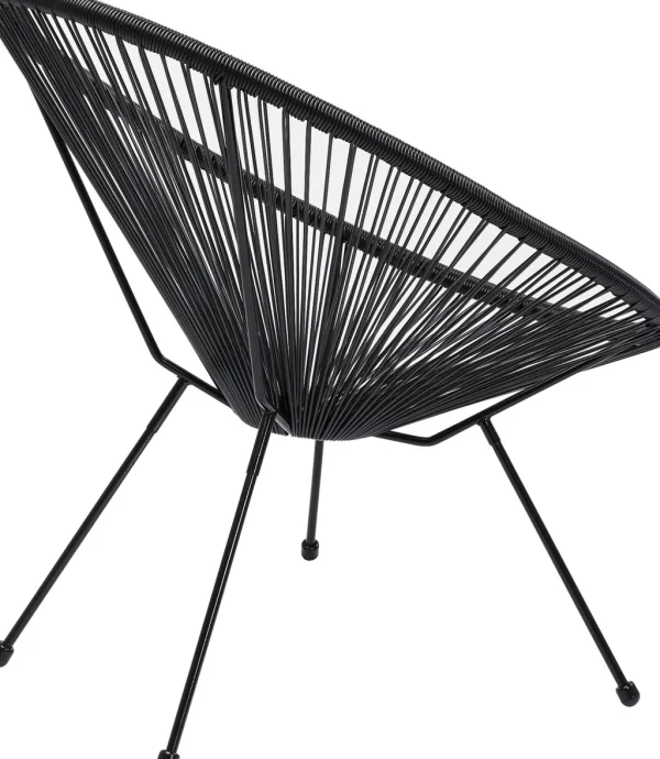Sohvapöydät | Olohuone>KARE Design Acapulco Pöytä Ja Tuoli Musta (2/osaa)