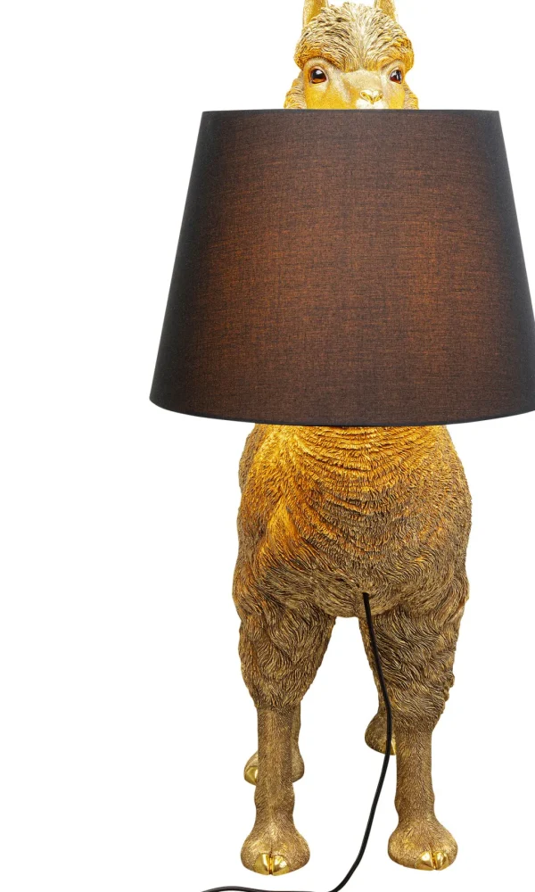Lattiavalaisimet>KARE Design Alpaca Alpakka Lattiavalaisin Kulta 108 Cm
