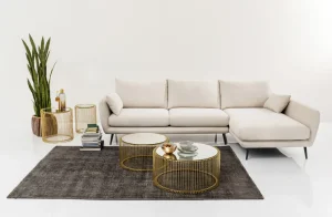 Kulmasohvat>KARE Design Amalfi Kulmasohva - Kermanvärinen, Oikea 275cm