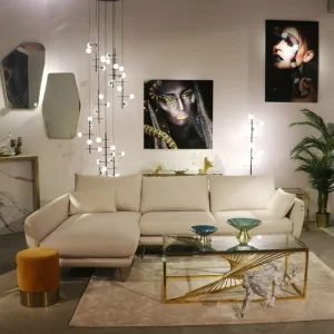 Olohuone | Kulmasohvat>KARE Design Amalfi Kulmasohva, Kermanvärinen, Vasen 275cm