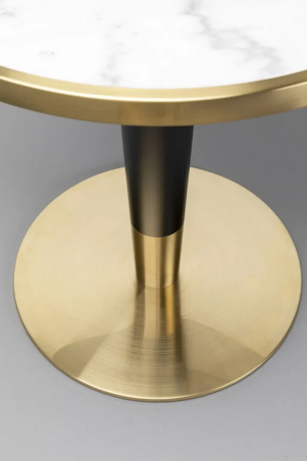 Pöydät>KARE Design Amalia Bistro Pöytä Marmori Ja Teräs Ø70cm