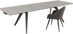 Pöydät>KARE Design Amsterdam Dark Jatkettava Pöytä 200(45+45)x100cm