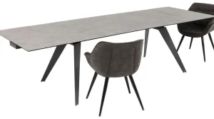 Pöydät>KARE Design Amsterdam Dark Jatkettava Pöytä 200(45+45)x100cm