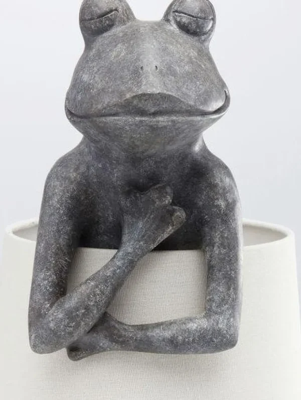 Pöytävalaisimet>KARE Design Animal Frog Sammakko Pöytävalaisin, Harmaa