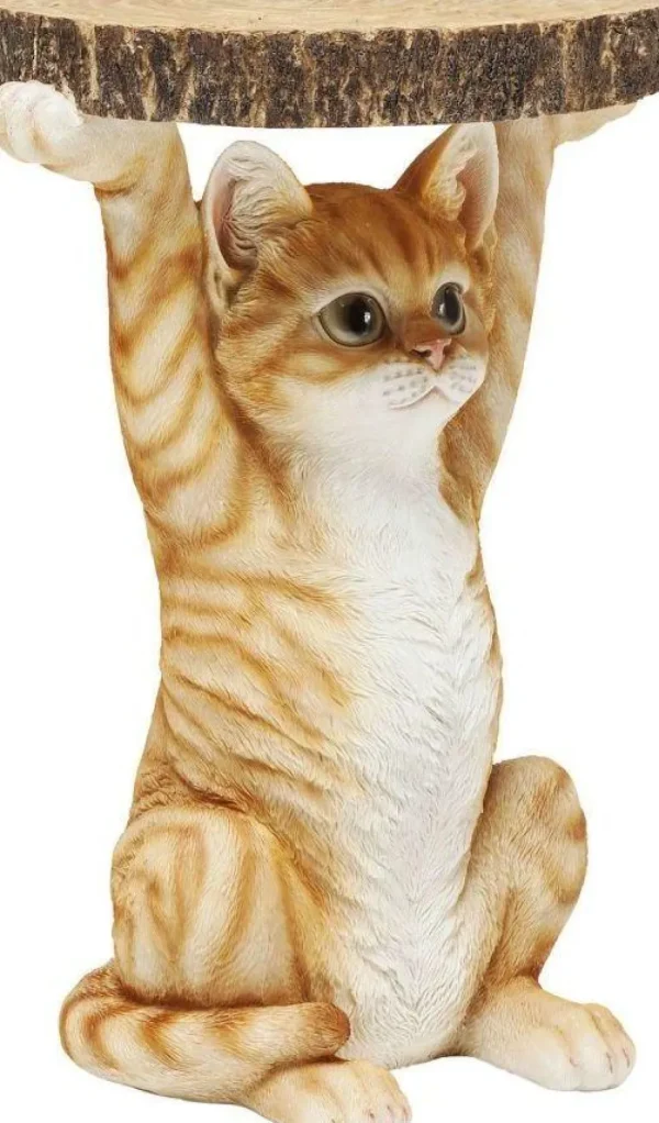 Sohvapöydät | Olohuone>KARE Design Animal Ms Cat Kissa Sivupöytä Ø33cm