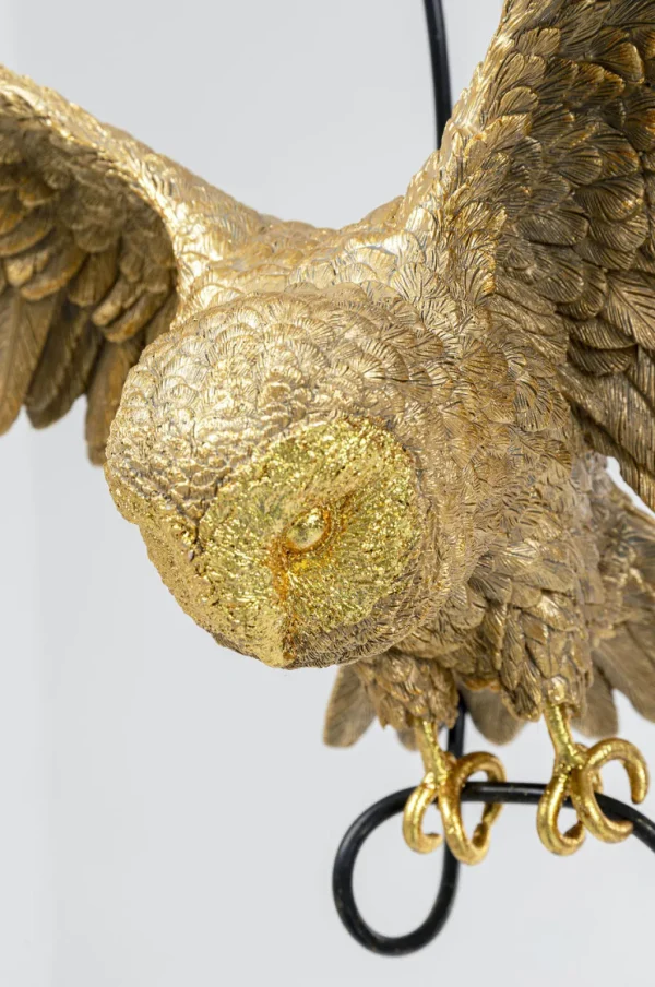 Riippuvalaisimet>KARE Design Animal Owl Pöllö Riippuvalaisin, Kulta 60cm