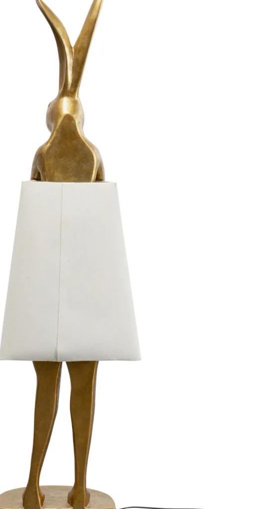 Lattiavalaisimet>KARE Design Animal Rabbit Pupu Lattiavalaisin Kulta/valkoinen 150cm