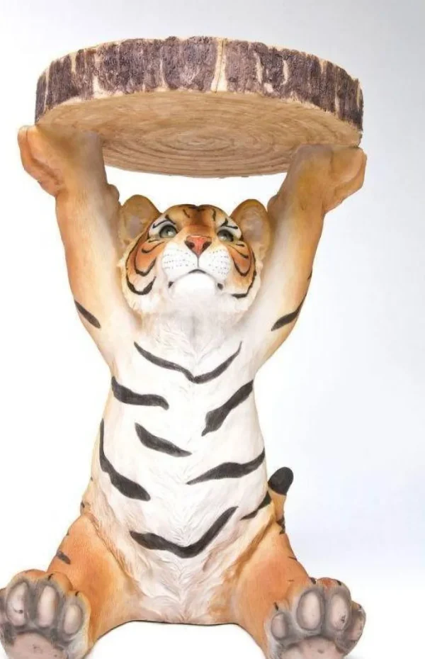 Sohvapöydät>KARE Design Animal Tiger Tiikeri Sivupöytä Ø35cm