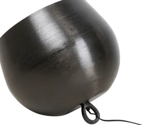 Lattiavalaisimet>KARE Design Apollon Smooth Black Lattiavalaisin Ø50cm