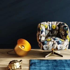 Lattiavalaisimet>KARE Design Apollon Smooth Gold Lattiavalaisin Ø35cm