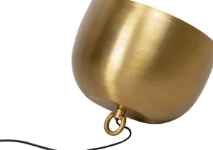 Lattiavalaisimet>KARE Design Apollon Smooth Gold Lattiavalaisin Ø35cm