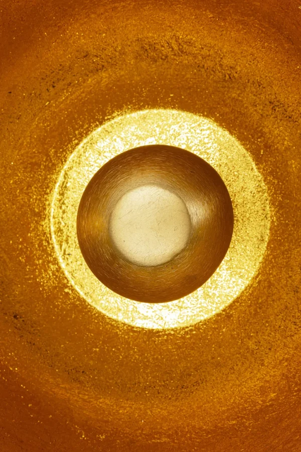 Lattiavalaisimet>KARE Design Apollon Smooth Gold Lattiavalaisin Ø35cm