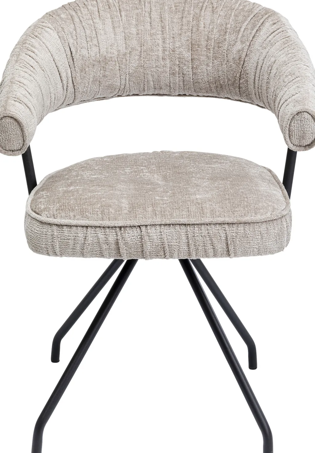 arabella_kntyv_tuoli_hopea_1.webp Tuolit>KARE Design Arabella Kääntyvä Tuoli Hopea