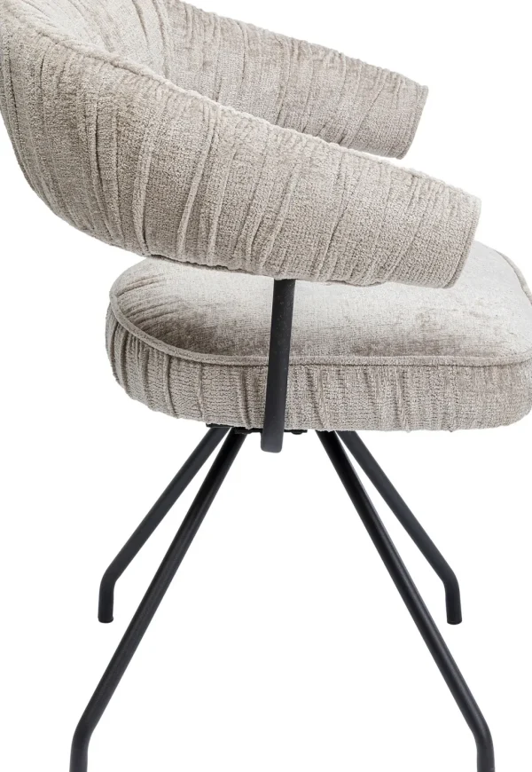 Tuolit>KARE Design Arabella Kääntyvä Tuoli Hopea