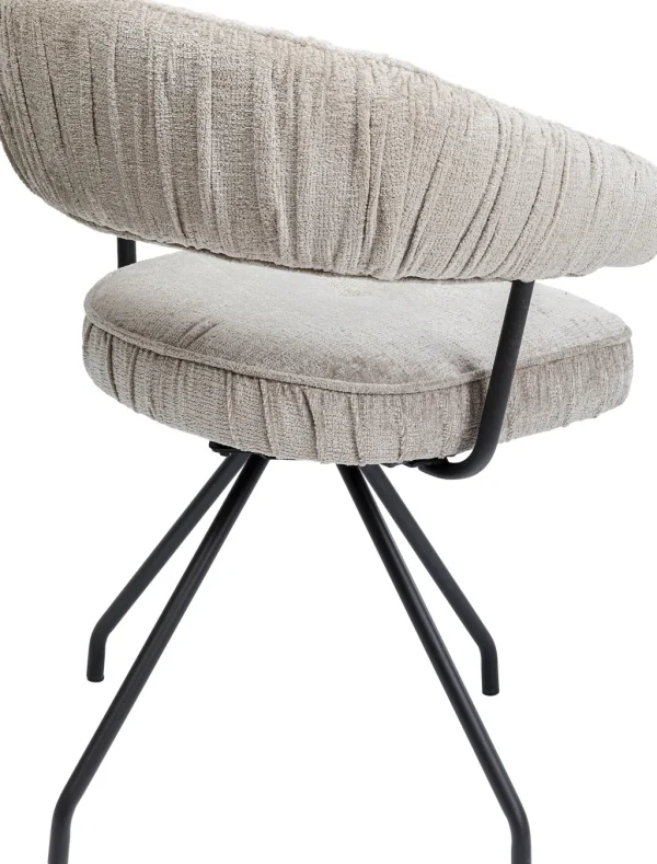Tuolit>KARE Design Arabella Kääntyvä Tuoli Hopea