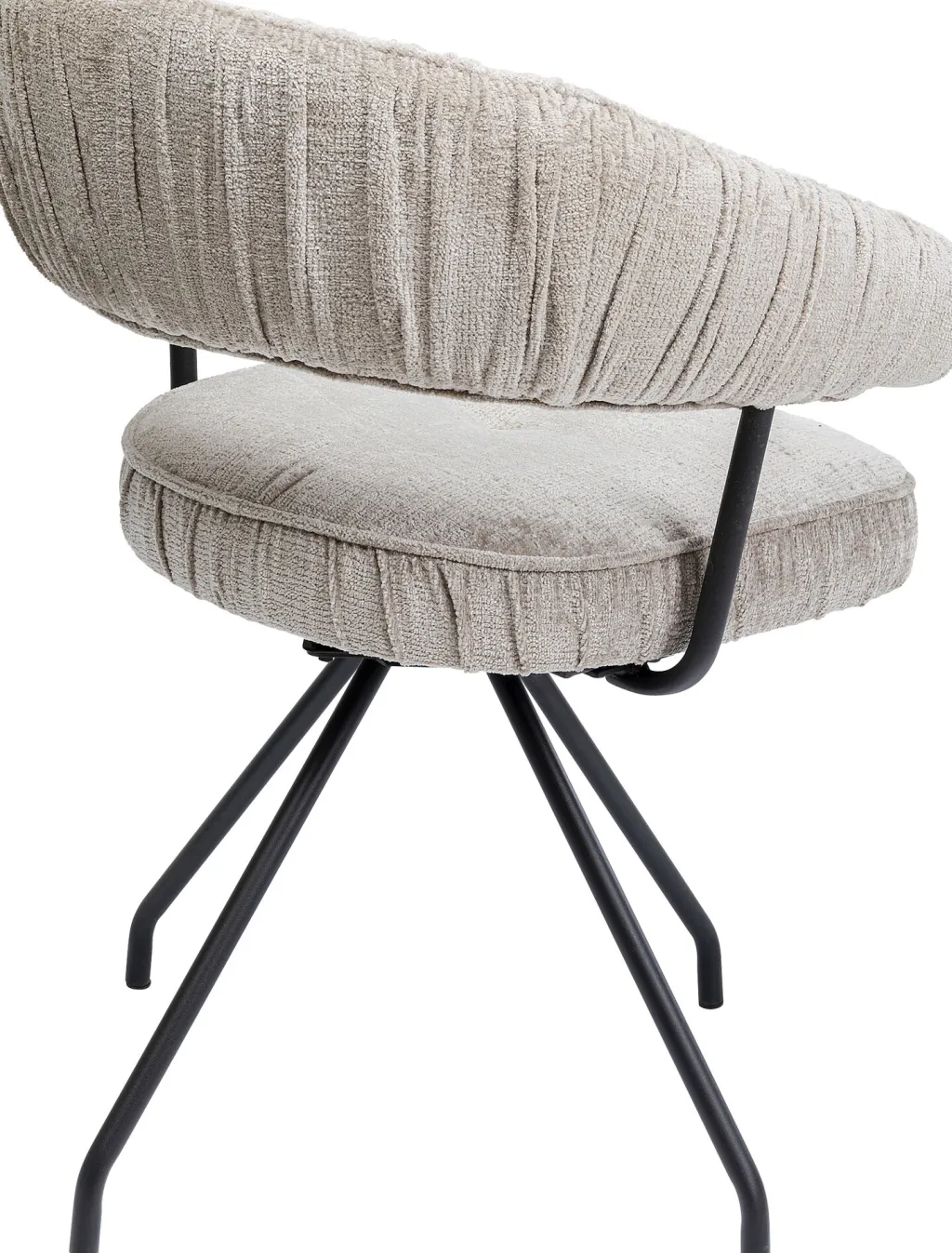 arabella_kntyv_tuoli_hopea_3.webp Tuolit>KARE Design Arabella Kääntyvä Tuoli Hopea