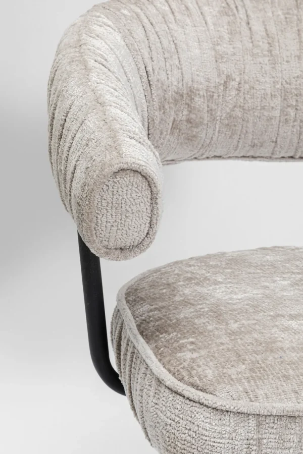 Tuolit>KARE Design Arabella Kääntyvä Tuoli Hopea