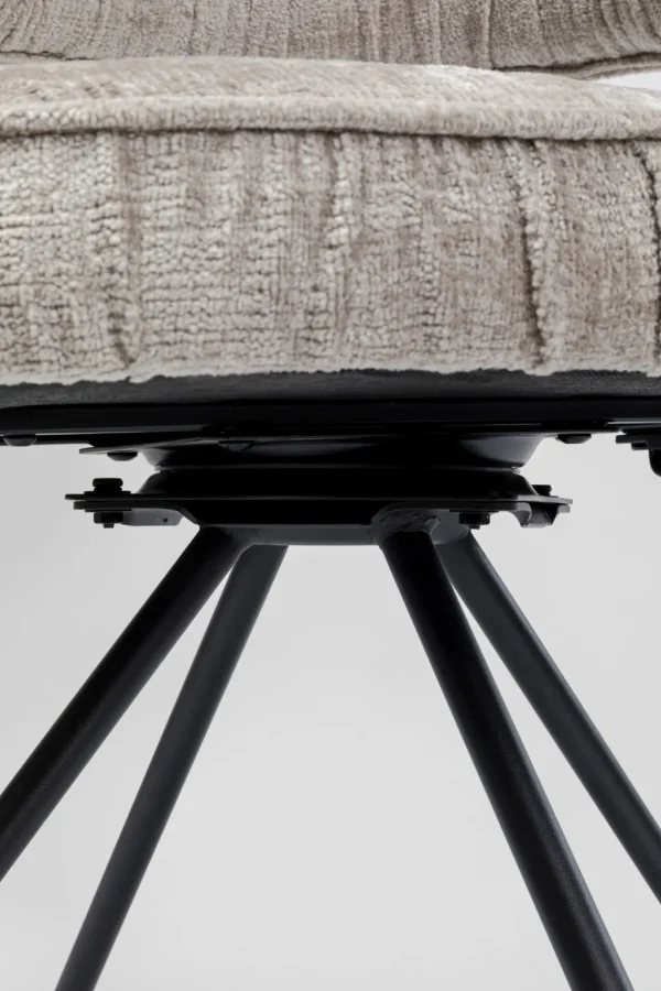 Tuolit>KARE Design Arabella Kääntyvä Tuoli Hopea