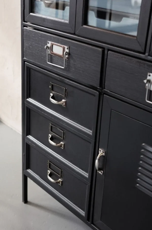 Senkit | Lipastot>KARE Design Art Factory Black Kaappi