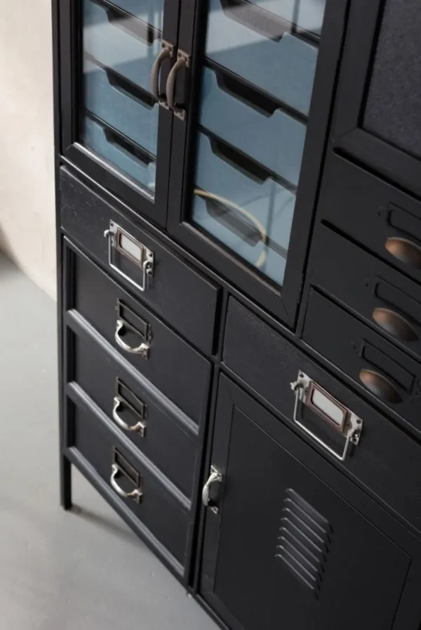 Senkit | Lipastot>KARE Design Art Factory Black Kaappi