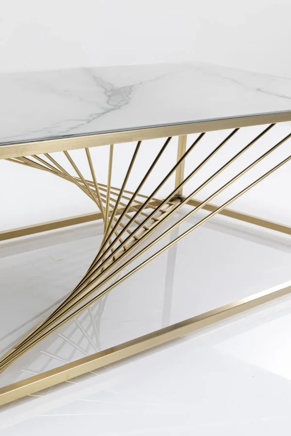 Sohvapöydät>KARE Design Art Marble Glass Sohvapöytä 140x70cm