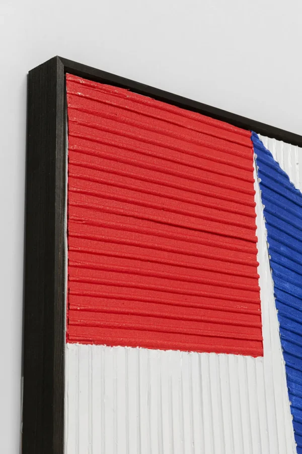 Taulut>KARE Design Art Triangles Canvas Taulu Sininen 100x100 Cm