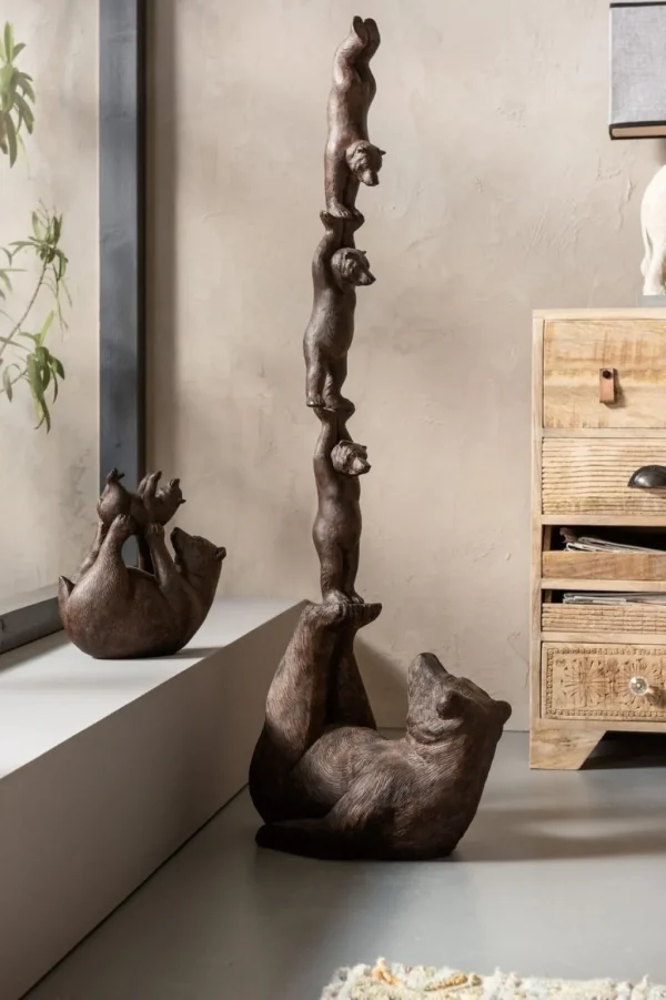 Jalalliset Koriste-Esineet>KARE Design Artistic Bears Balance Karhut Koriste-esine 121cm