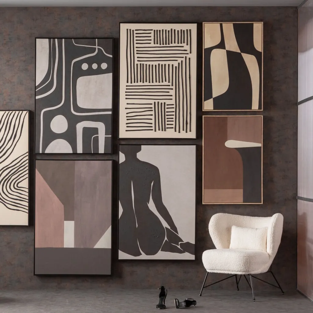 artistic_line_canvas_taulu_xcm_0.webp Taulut | Olohuone>KARE Design Artistic Line Canvas Taulu 70x110cm
