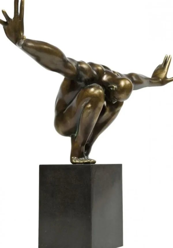 Koriste-Esineet>KARE Design Athlet Bronze Koriste-esine, Figuuri 75cm