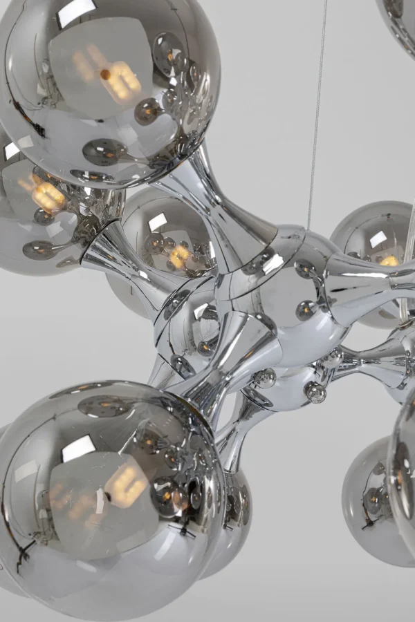 Riippuvalaisimet>KARE Design Atomic Balls Riippuvalaisin Hopea Ø74cm