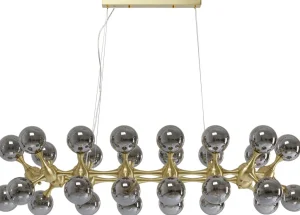 Riippuvalaisimet>KARE Design Atomic Balls Riippuvalaisin Messinki 140cm