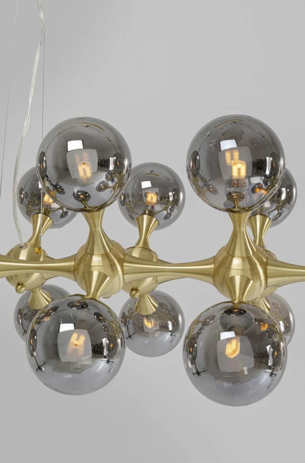 Riippuvalaisimet>KARE Design Atomic Balls Riippuvalaisin Messinki 140cm