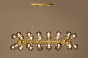 Riippuvalaisimet>KARE Design Atomic Balls Riippuvalaisin Messinki 140cm