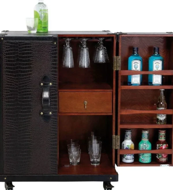 Baarit>KARE Design Bar Cabinet Globetrotter Baarikaappi, Medium