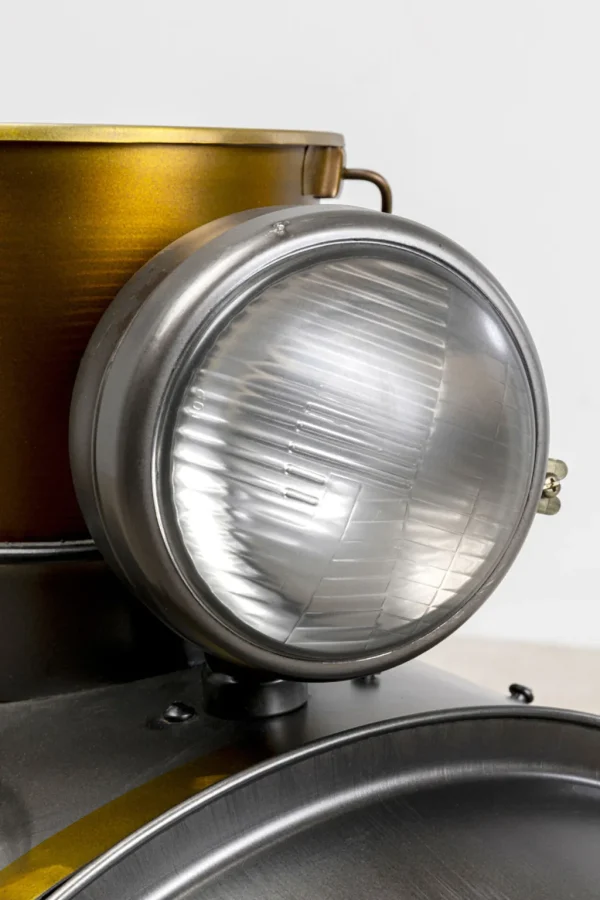 Baarit>KARE Design Bar Steamlock Baari Veturi, Teräs, Mangopuu 225cm