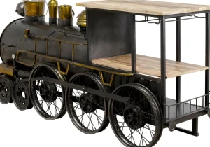 Baarit>KARE Design Bar Steamlock Baari Veturi, Teräs, Mangopuu 225cm