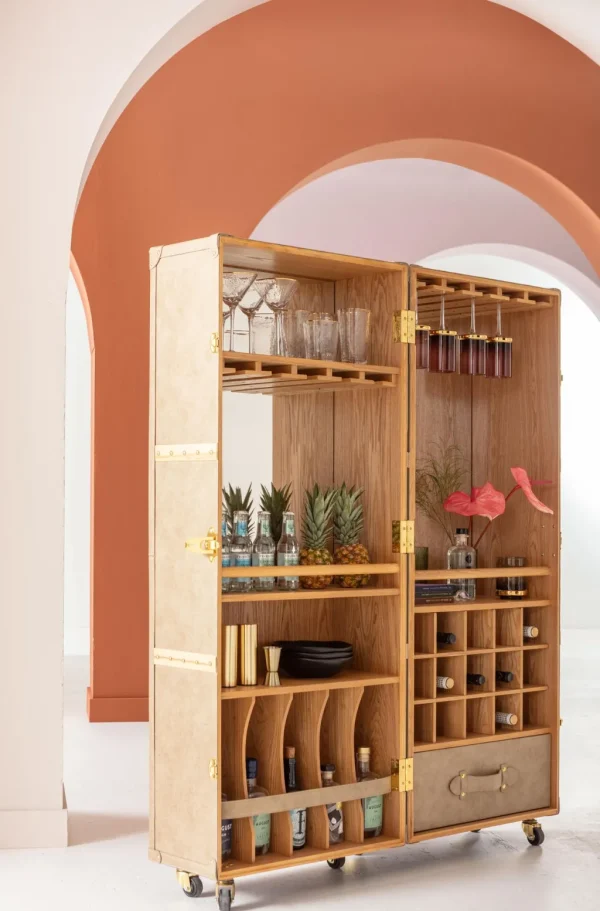 Baarit>KARE Design Bar Venezia Baarikaappi, Kermanvärinen
