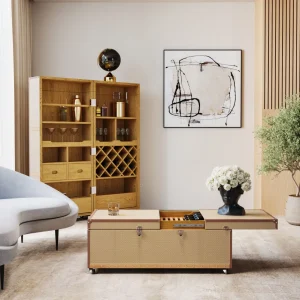 Sohvapöydät | Olohuone>KARE Design Bar Venezia Sohvapöytä, Baaripöytä, Kermanvärinen 120x75cm