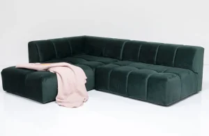 Kulmasohvat>KARE Design Belami Kulmasohva - Samettia, Tummanvihreä, Vasen 265cm